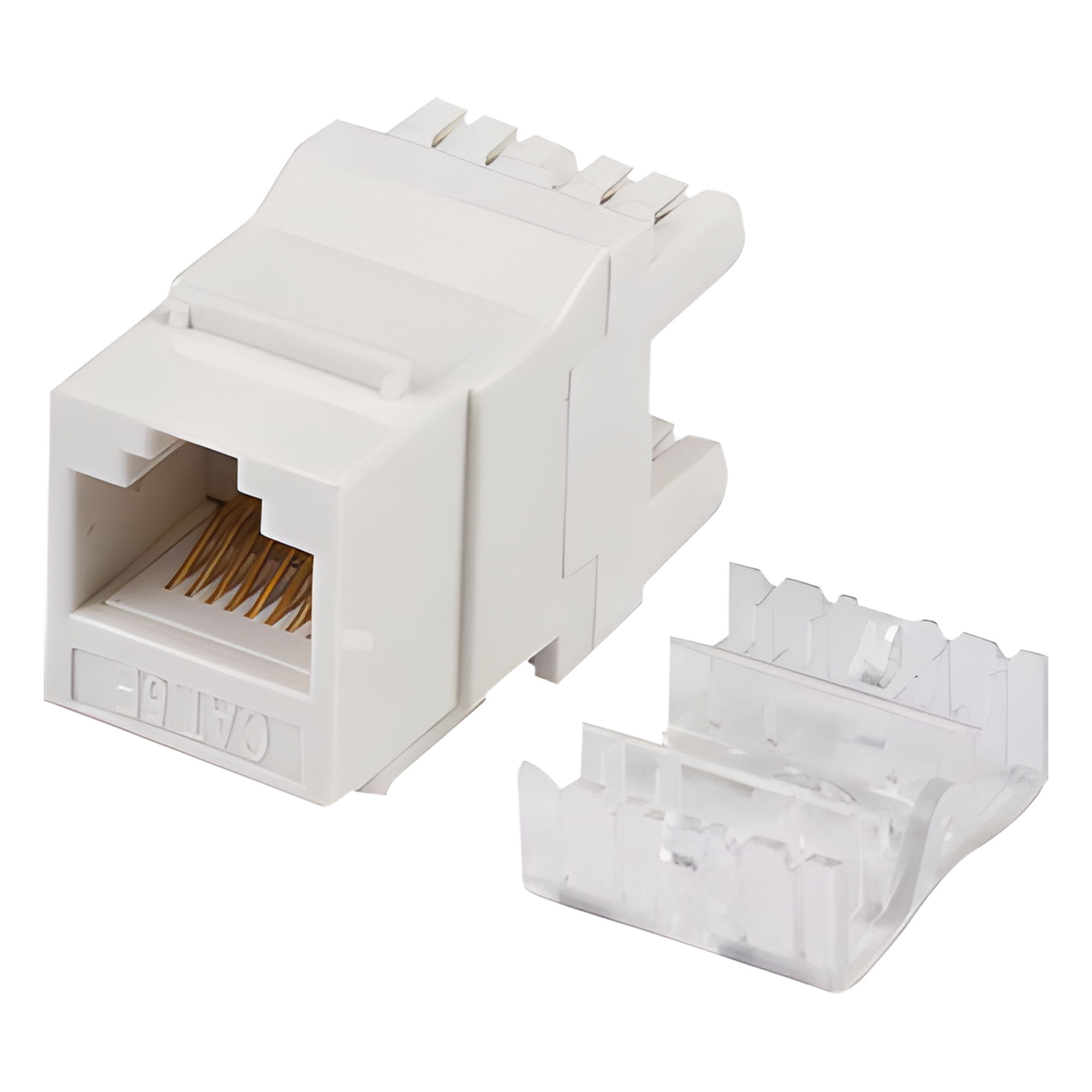 Módulo Jack Keystone Cat5e con Terminación en Ángulo 180 - Color Blanco — LINKEDPRO BY EPCOM · SKU LP-KJ-549-WH
