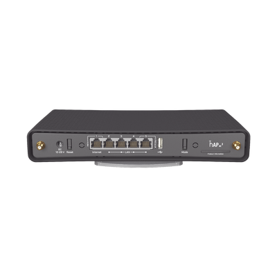 (hAP ac3) Router inalámbrico de doble banda con 5 puertos Gigabit Ethernet y antenas externas de alta ganancia