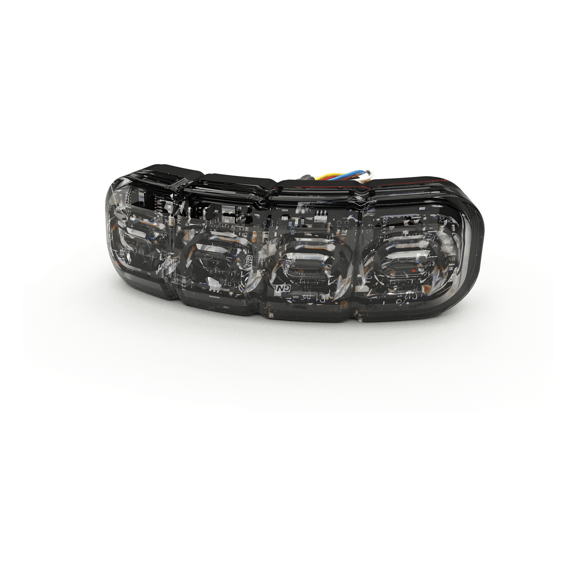Luz Perimetral Flexible 8 LED color Rojo/Azul — ECCO · SKU CD3793RB