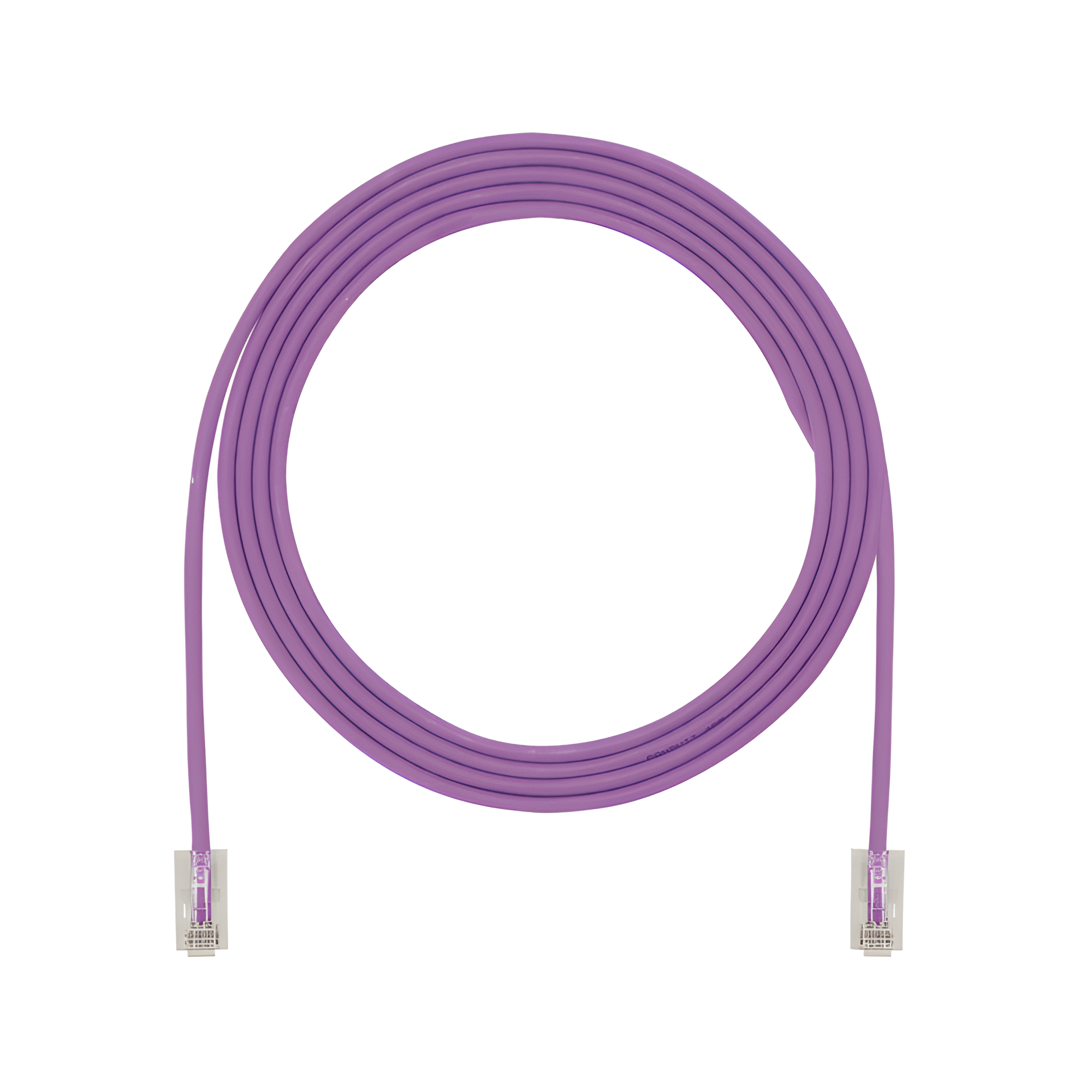 Cable de Parcheo TX6, UTP Cat6, Diámetro Reducido (28AWG), Color Violeta, 20.2 cm (8 Pulgadas) — PANDUIT · SKU UTP28SP8INVL