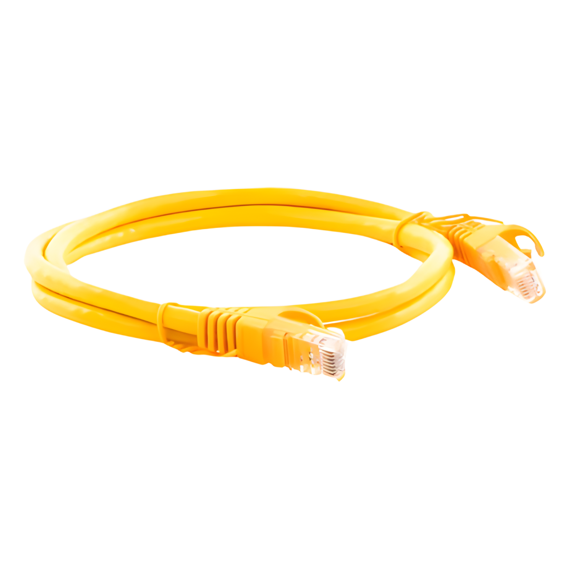 Cable de Parcheo UTP / Cat6 / 1 Metro (3.28 Pies) / Amarillo / 1 Gbps+ / RJ45 / 100 Ohm