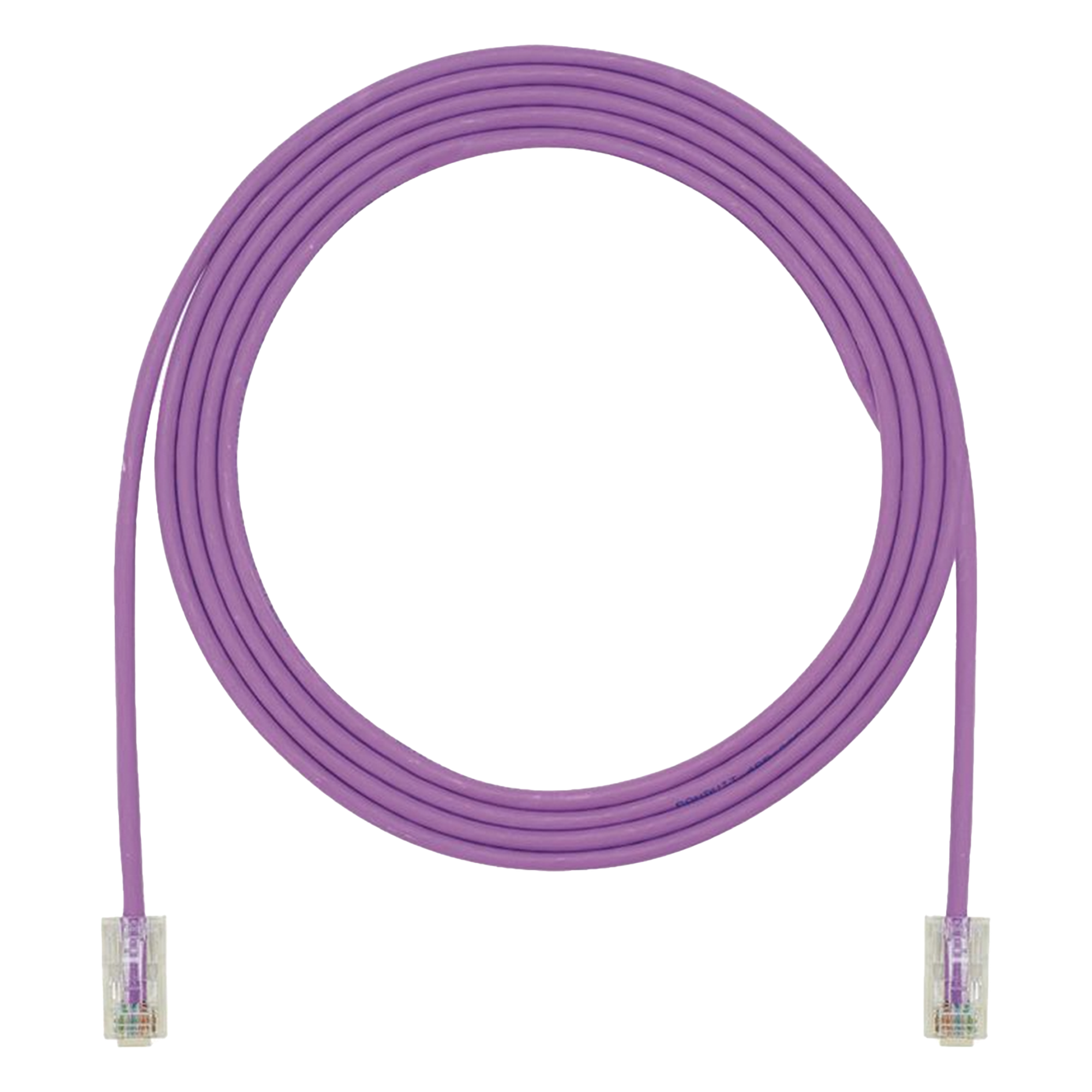 Cable de Parcheo UTP, Cat6A, 24 AWG, CM, Color Violeta, 4.57 Metros (15 Pies) — PANDUIT · SKU UTP28X15VL