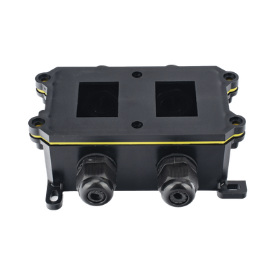 Caja de Plástico ABS/PA66 para Interruptores AccessPRO / Compatible con los Interruptores APB-0 Series / IP65 / 4 Puertos de Conexión
