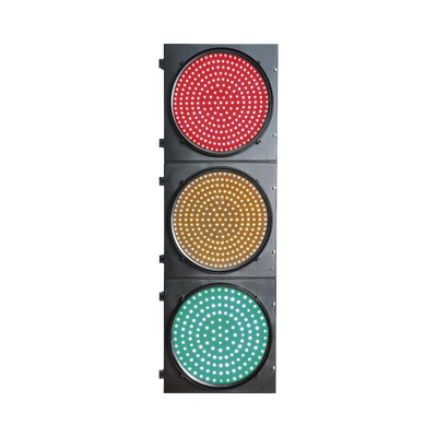 Semáforo LED / Diámetro 400 mm / Rojo, Amarillo y Verde / Alta Intensidad — HIKVISION · SKU JD400-3-301SS-1