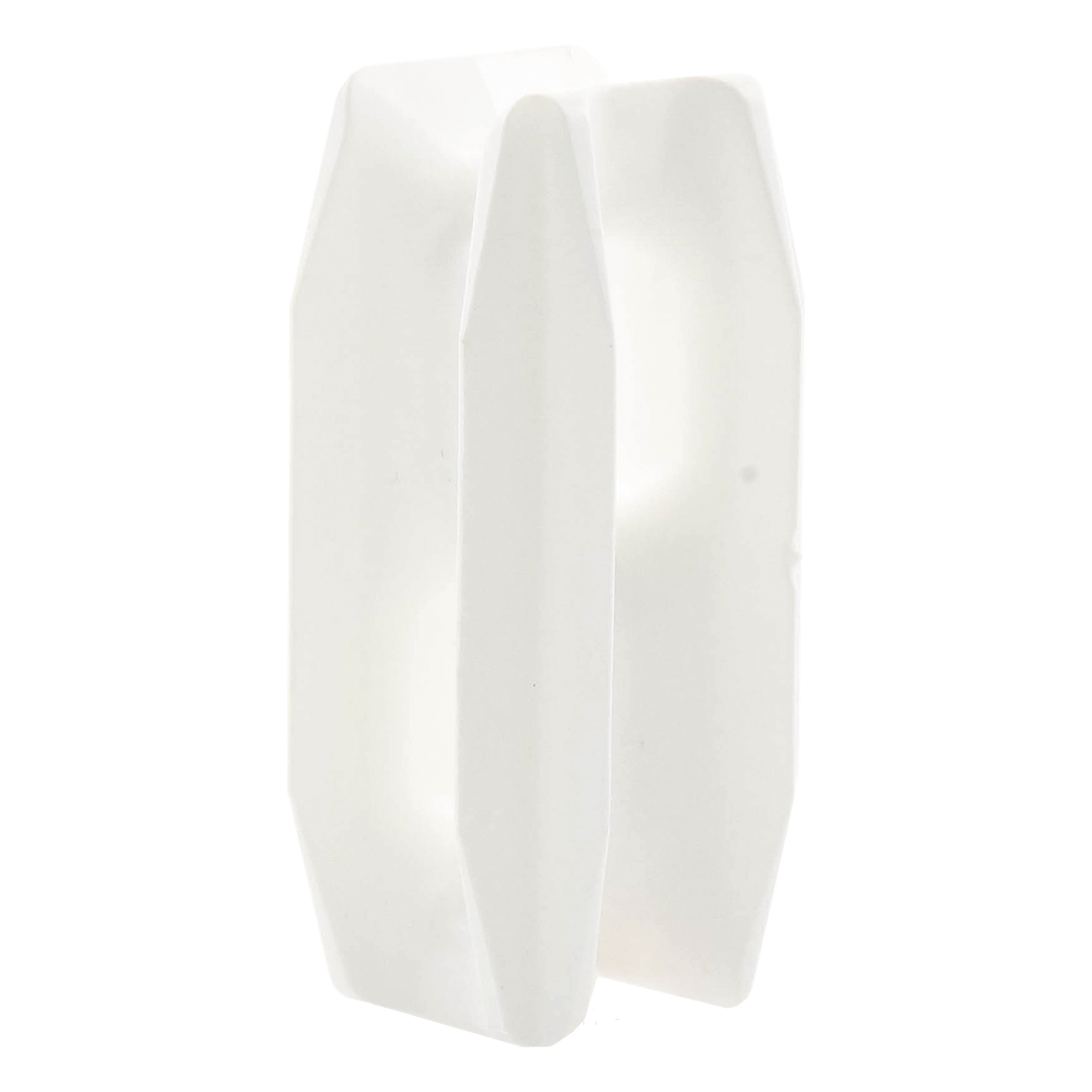 Aislador Blanco de Esquina para Cercos Eléctricos / 18 kV / Resinas Vírgenes / Resistencia 7.5-10.2 kg / Anti UV / 66 mm x 31.6 mm — SFIRE · SKU SFESQUINEROW