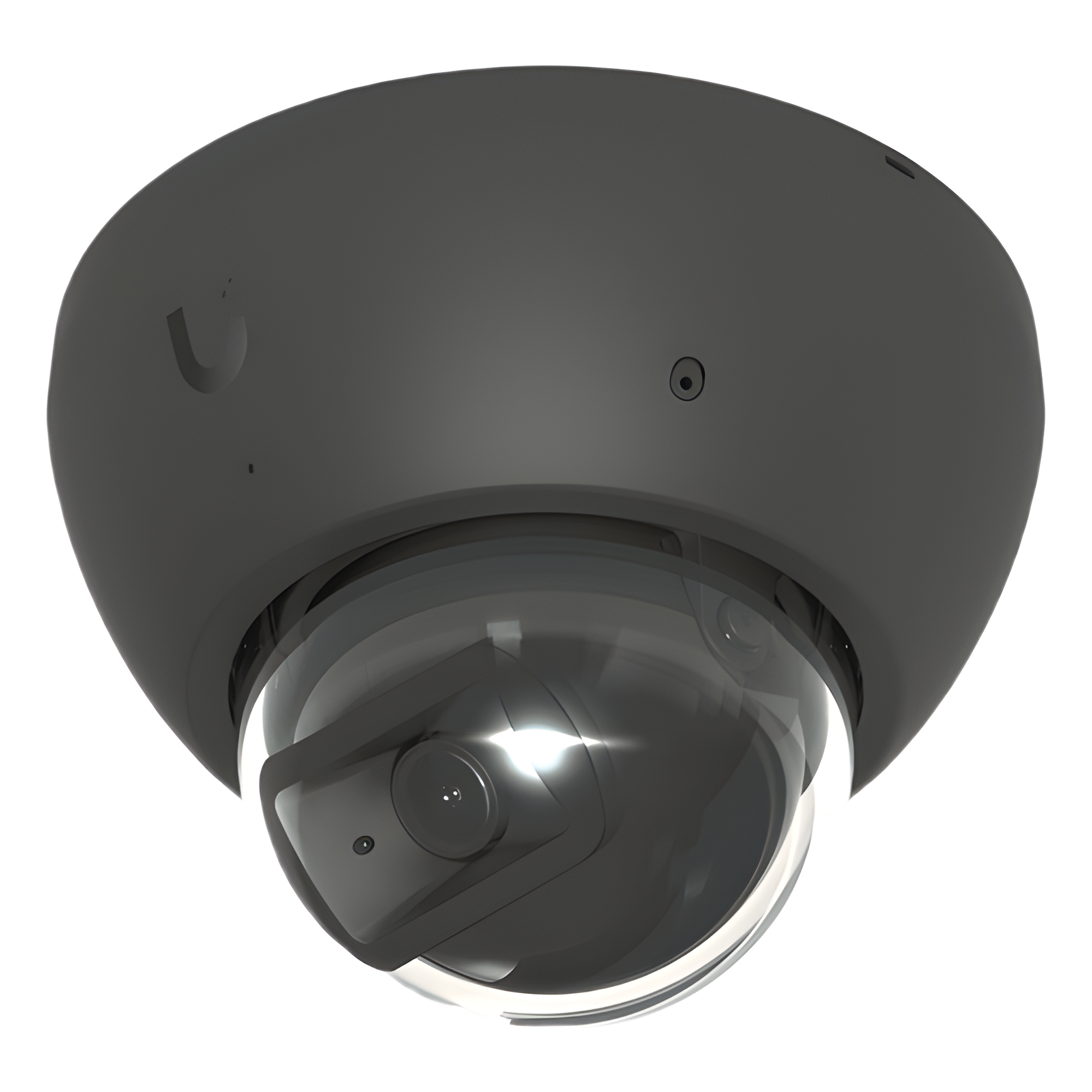 Cámara UniFi Protect G5 AI Dome Negro, Para Interior o Exterior, 4K (8MPX), Ángulo 109.9°. Visión Nocturna IR Hasta 40m, Detecciones Inteligentes de Rostros y Placas, Audio Bidireccional, Protección IP66, Anti-Vandalismo — UBIQUITI · SKU UVC-AI-DOME-B
