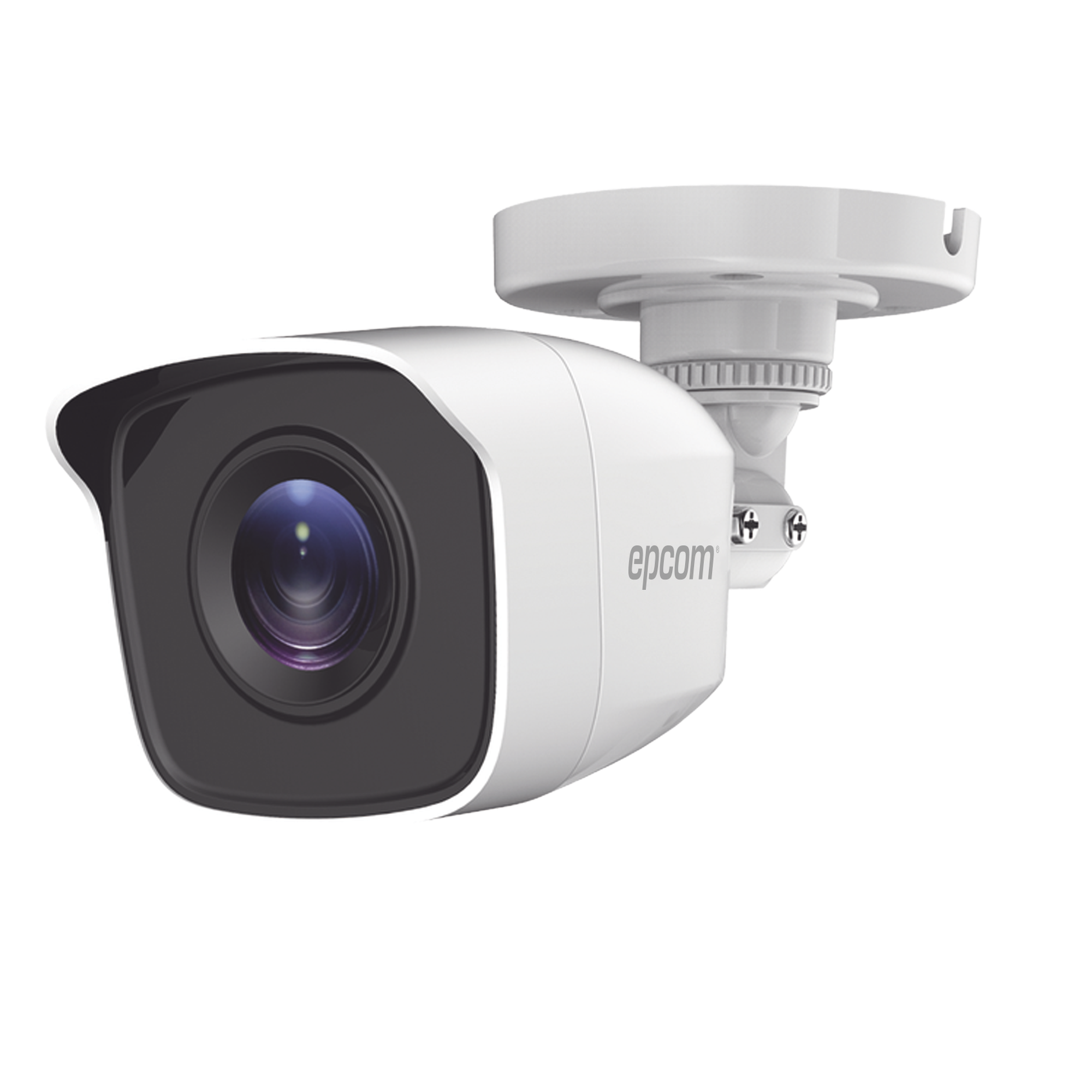 Bala TURBOHD 2 Megapíxeles (1080p) / Gran Angular 103° / Lente 2.8 mm / IR EXIR Inteligente 20 mts / Exterior IP66 / dWDR / TVI-AHD-CVI-CVBS / Policarbonato