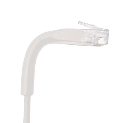 Mini Patch Cord Cat6 Ultra Slim 5 Metros (16.40 Pies) Blanco ? Ahorra Espacio sin Organizadores, con Bota Flexible
