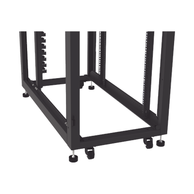 Gabinete Profesional para Telecomunicaciones de 45UR, 1200 mm Profundidad, Incluye 2 Organizadores Verticales de 45 Unidades de Rack, Se envía el Gabinete Armado.