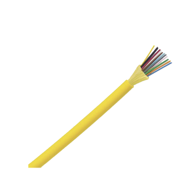 Cable de Fibra Óptica de 12 Hilos, Monomodo OS2 9/125, Interior, Tight Buffer 900um, No Conductiva (Dieléctrica), LSZH, Precio Por Metro