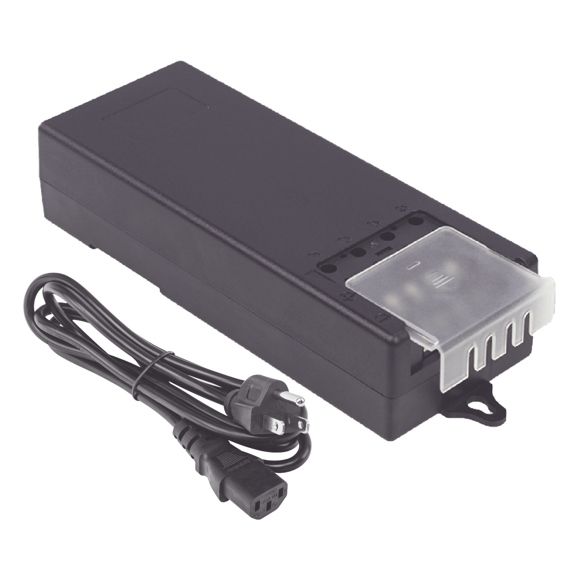 Fuente de Poder de 12 Vcc @ 5A / 4 Cámaras / FILTRO DE RUIDO ESPECIAL PARA CAMARAS 4K / Fusible Reseteable Inter Construido PTC / Protección Contra Sobre-Tensiones y Contra Cortocircuito / Recomendado para cámaras 4K.