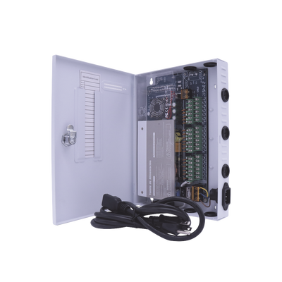 Fuente PREMIUM / 11-15 V / 18 canales / 30 A / Alta tecnología en seguridad / Doble ventilador / Hasta 1.85 Amperes por Salida / Filtro de Ruido por canal / Diseño de alta gama.