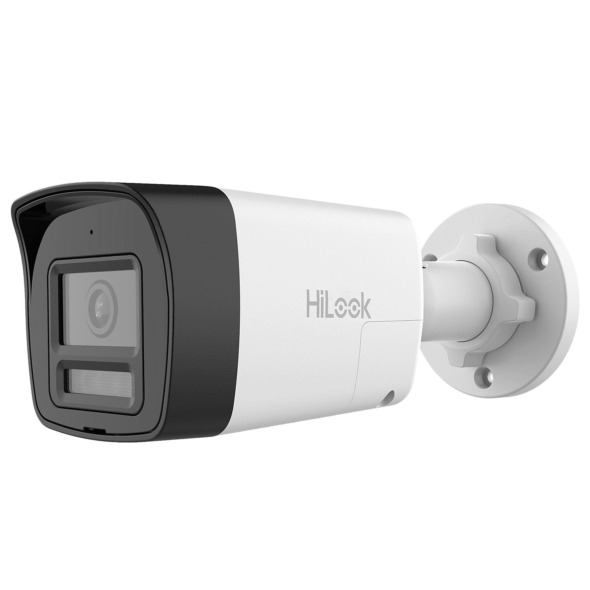 [Audio Bidireccional + Dual Light + ColorVu] Bala TURBOHD 3K (5 Megapixel) / Lente 2.8mm / 30 mts IR EXIR + 20 mts Luz Blanca / Micrófono y Bocina Integrado / Exterior IP67 / Metal / dWDR 