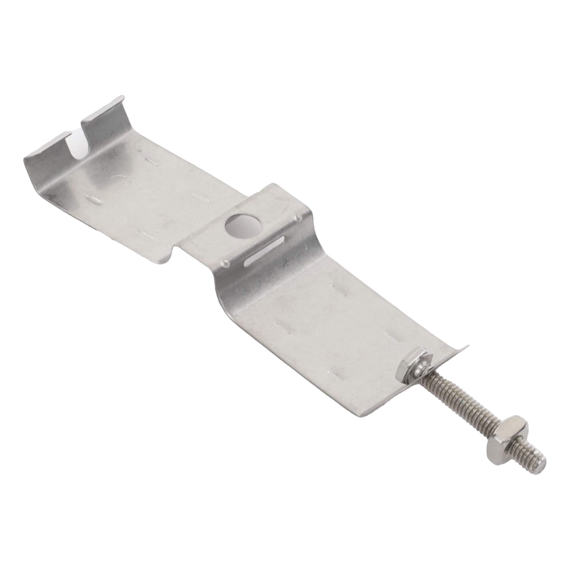 Sujetador de Doble Click para Cable Coaxial de 1 1/4 Pulgadas - Paquete de 10 Piezas
