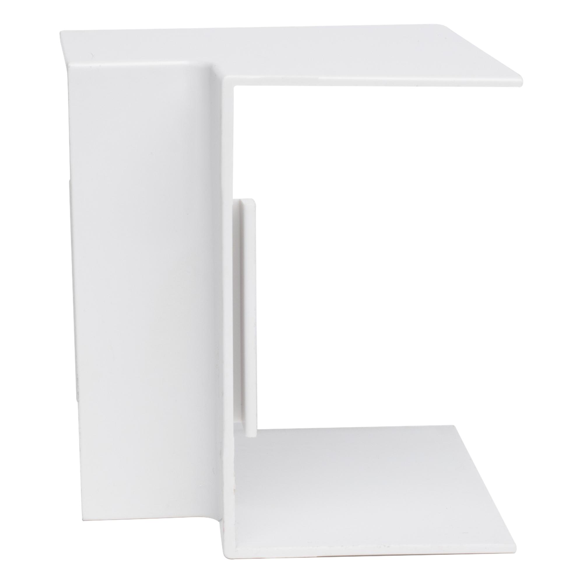 Esquinero Interior Color Blanco de PVC Auto Axtinguible, Para Canaleta TMK-4577 (5520-02001)