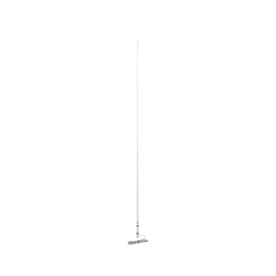 Antena Marina VHF / Fibra de Vidrio / 156-163 MHz / 6.5 dBi / Cable 10 m (32.8 ft) / PL-259 / Exterior IP67