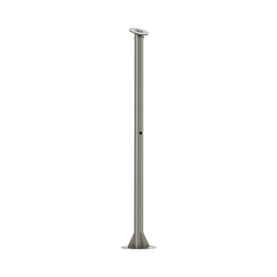 Poste para Cámara ANPR / Compatibilidad con cámara DS-TCG406-E(S),DS-TCG406-E(ER)(2812)/ Altura de 1.5 Metros /  Color Gris — HIKVISION · SKU L1500-X800-R125(TCGX06)