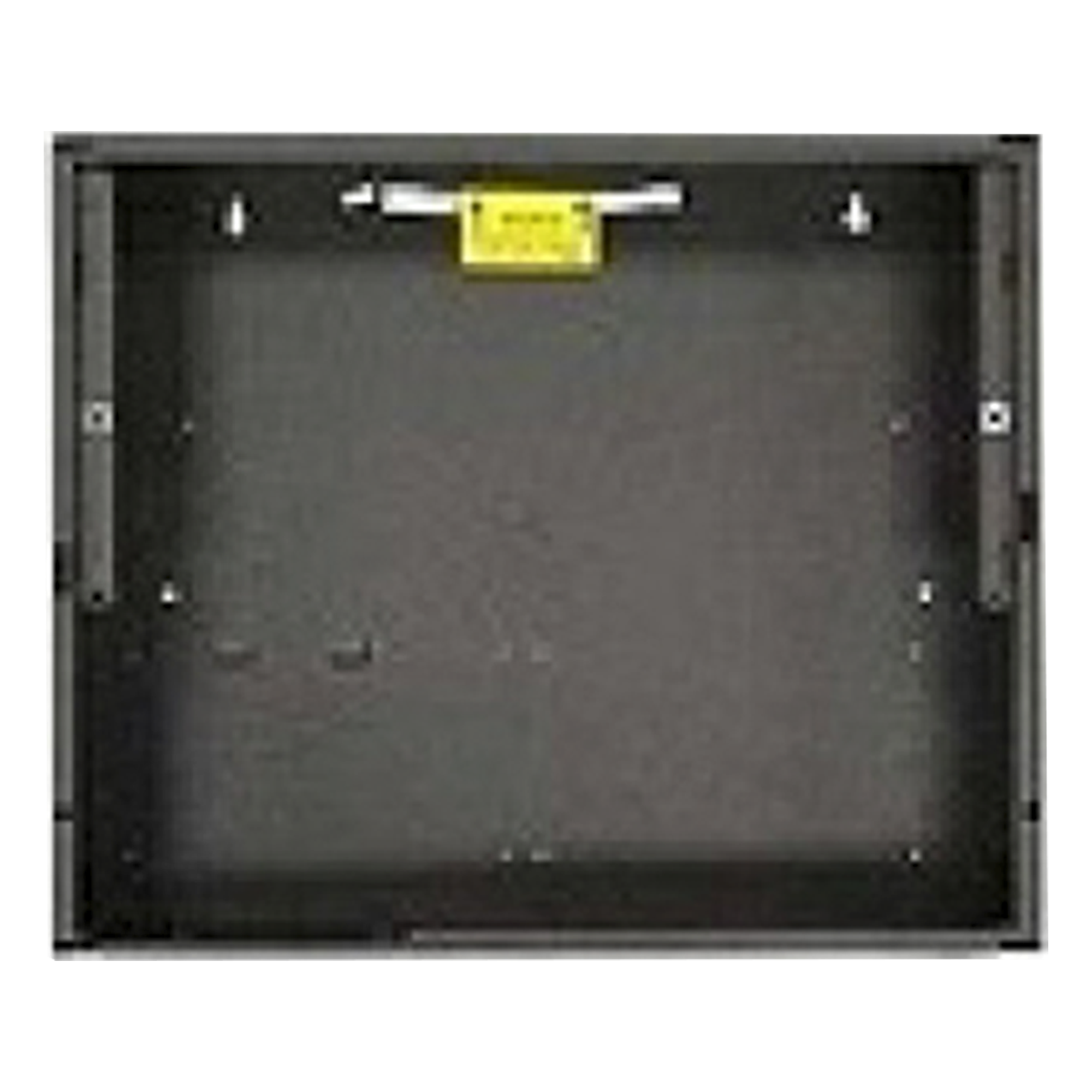 Backbox Metálico para Panel de Detección de Incendio / Acero Calibre 16 / 1 Nivel / 21 lb (9.5 kg) / Knockouts Múltiples