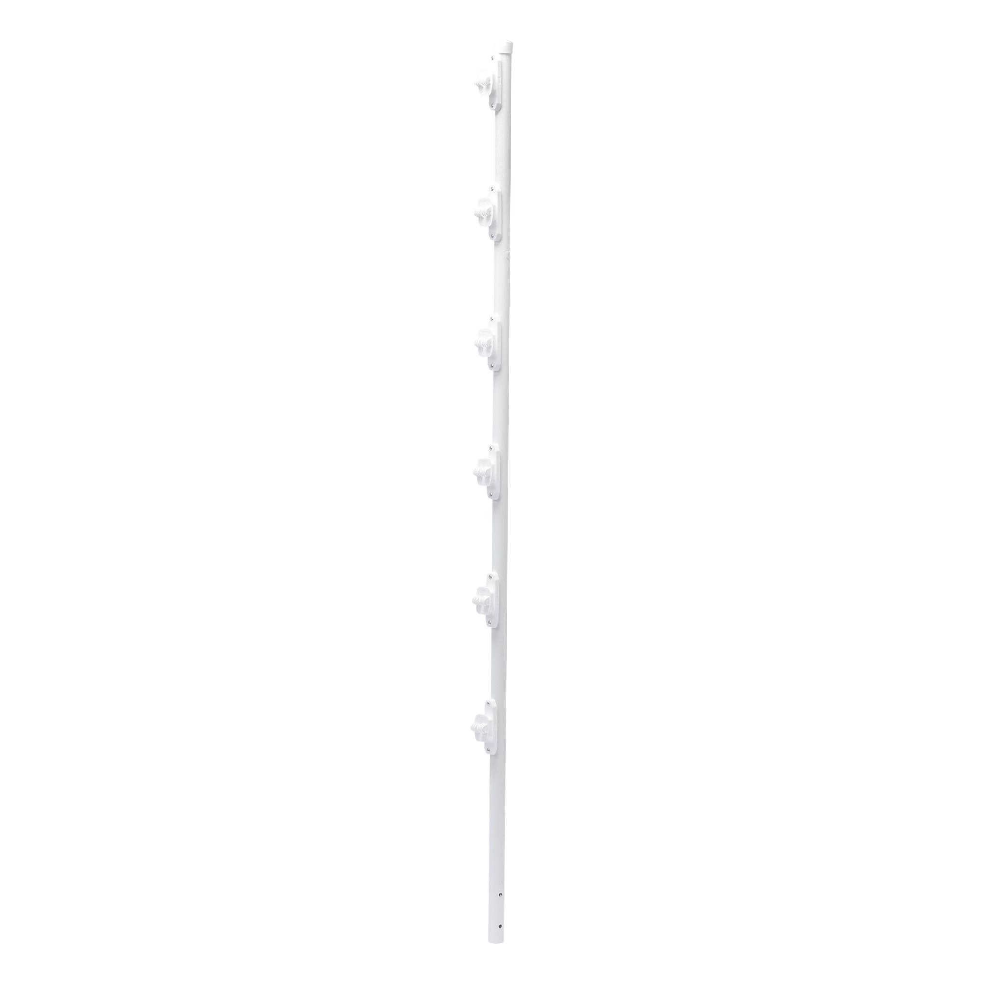 Poste con 6 Aisladores de PASO para Cerca Electrificada. Tubo Galva. de 1.4m, cal. 18 de 1" Diam. + Pintura Blanca. — EPCOM INDUSTRIAL · SKU SYS-POST-10W