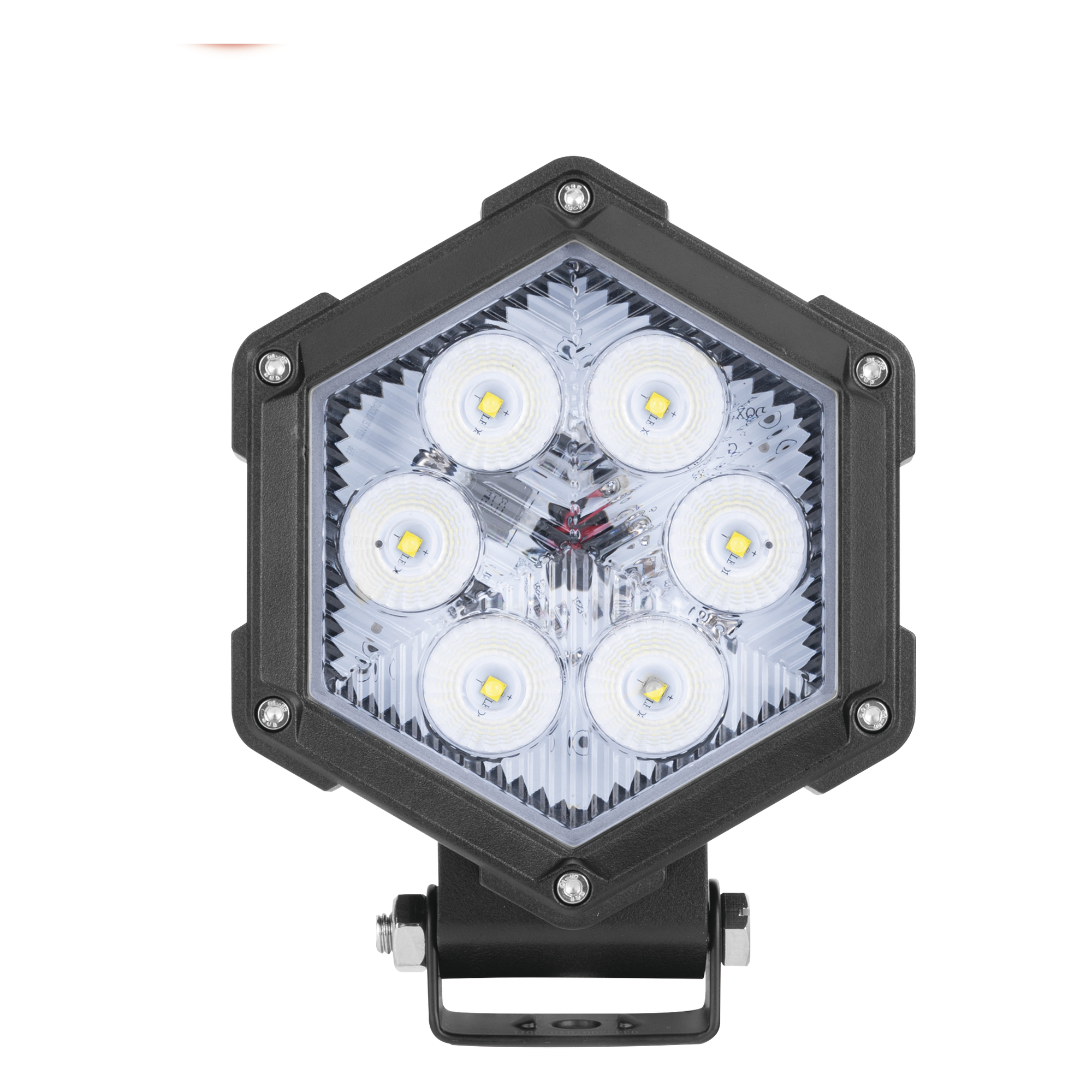 Luz de Trabajo Ultra brillante, 6 Led, 2200 Lumenes, 30 watts, 12-24 Vcc — EPCOM INDUSTRIAL SIGNALING · SKU XCHR30