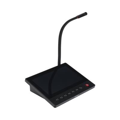 Micrófono IP | 12 VCD | Pantalla Touch 7" | Transmisión en Tiempo Real | Integración con HikCentral Professional