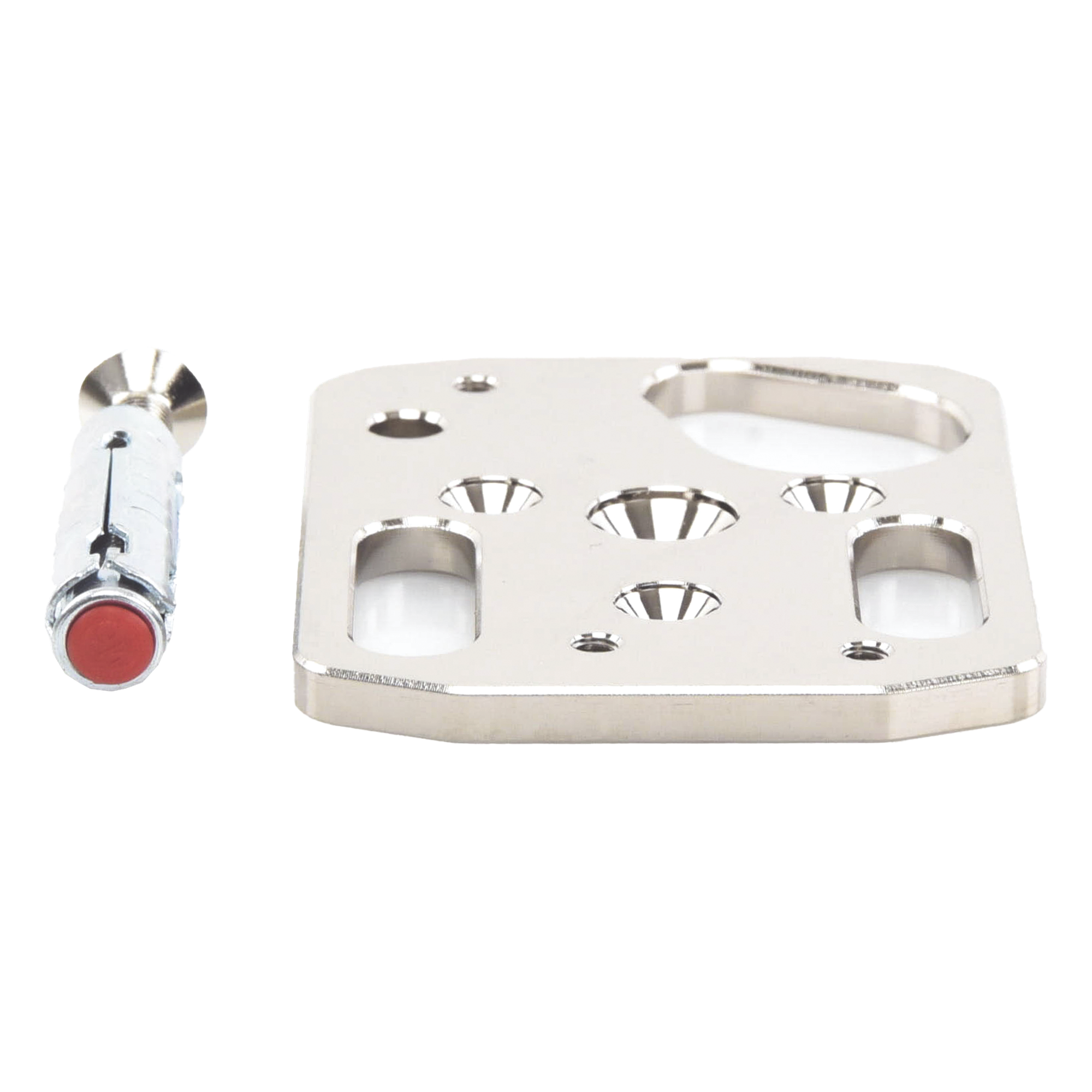 Placa de montaje con anclaje para sensores sísmicos de vibración serie SC100, uso en concreto o acero — HONEYWELL HOME RESIDEO · SKU SC-110