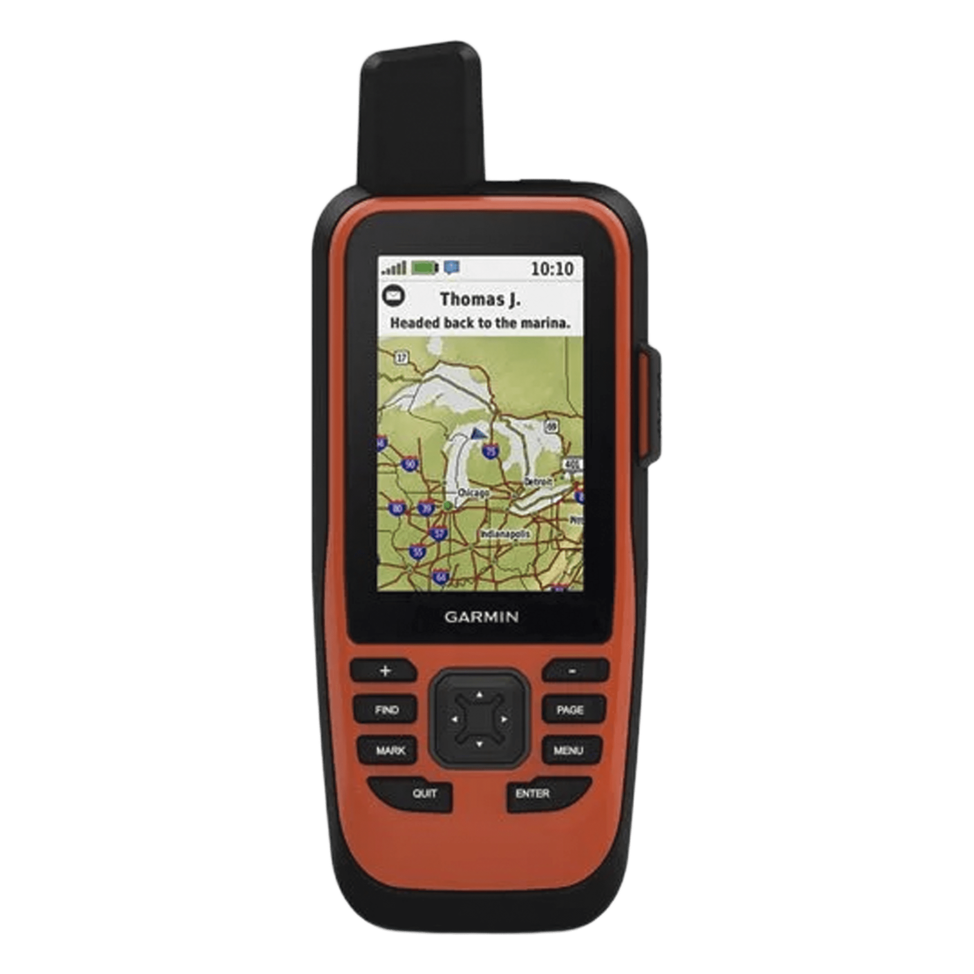 GPS Portátil GPSMAP® 86i / Pantalla TFT Transflectiva de 3" / Resolución 240 x 400 píxeles / Batería de Ion Litio con Autonomía de 35 Horas / Memoria de 16 GB / Compatible con NMEA 0183 y microUSB / Brúju — GARMIN · SKU 10-02236-00