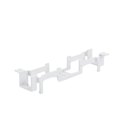 Bracket para Montaje de Regleta S66, Acepta 1 Regleta M150 y 1 Conector de 25 Pares de Cada Lado