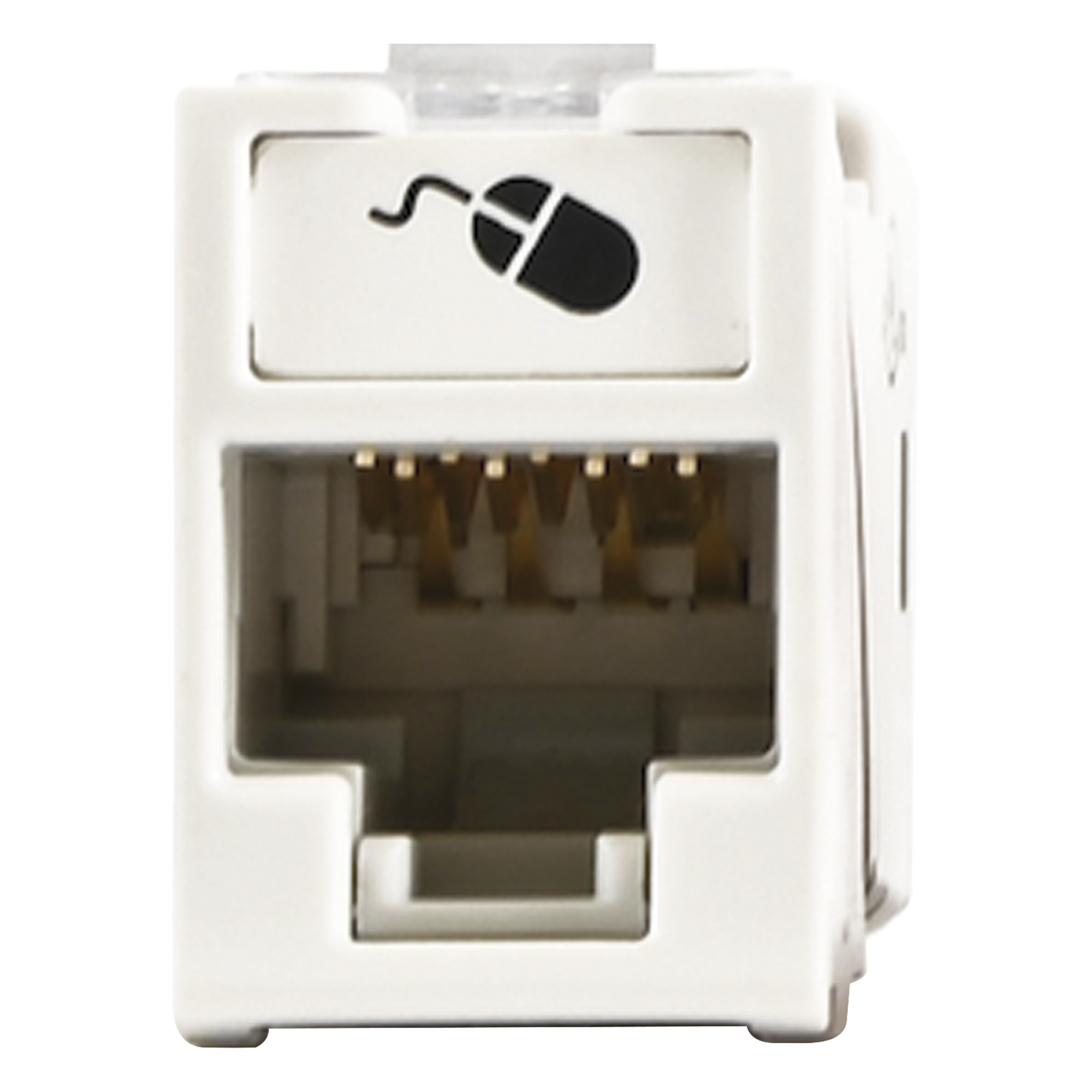 Jack Ultramax Cat5e, UTP, Montaje Híbrido en Placa de Pared (Plano y Angulado), Color Blanco, Punch Down — SIEMON · SKU U5-H02NS