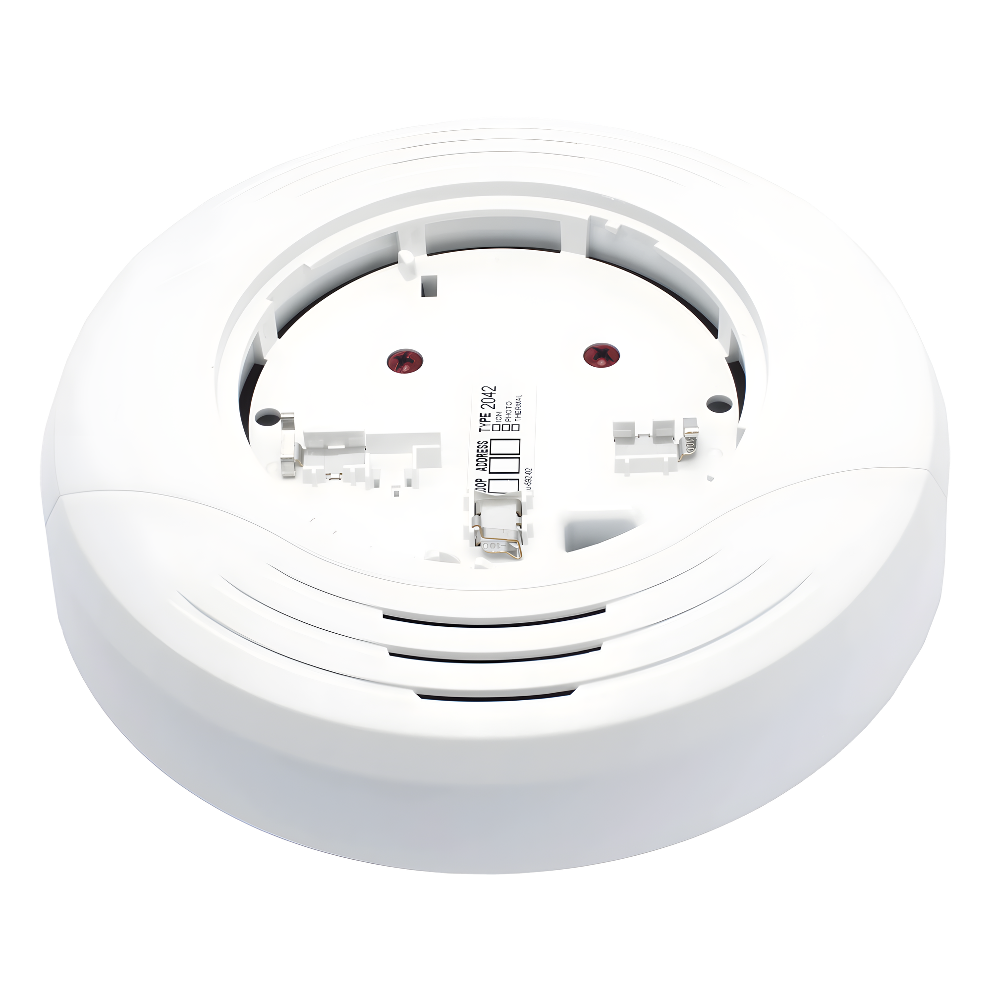 Base sonora estándar para detector de humo, tono seleccionable por jumper, compatible con base B501BH, color blanco — SYSTEM SENSOR · SKU B200SR-WH