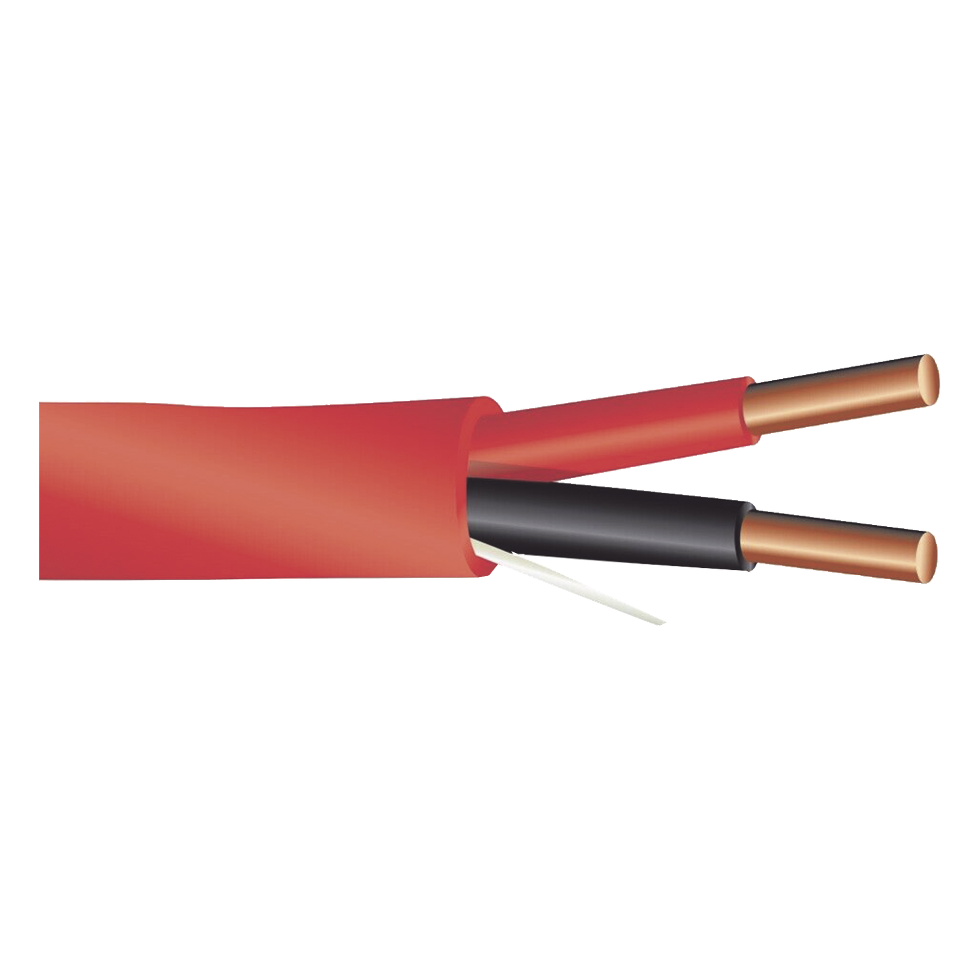 Alambre de Alarma contra Incendios - Bobina de 305 Metros (1000 Pies): 2 x 14 AWG, Rojo, Tipo FPLR, (UL) FT4, Ideal para Sistemas de Detección y Evacuación de Incendios — LINKEDPRO · SKU LP214-FIRE