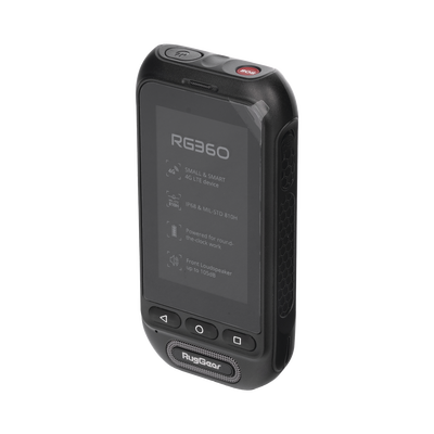 RugGear Radio PoC LTE, IP68 Resistente al Agua, Pantalla Táctil 3", Compatible con NXRadio y TASSTA