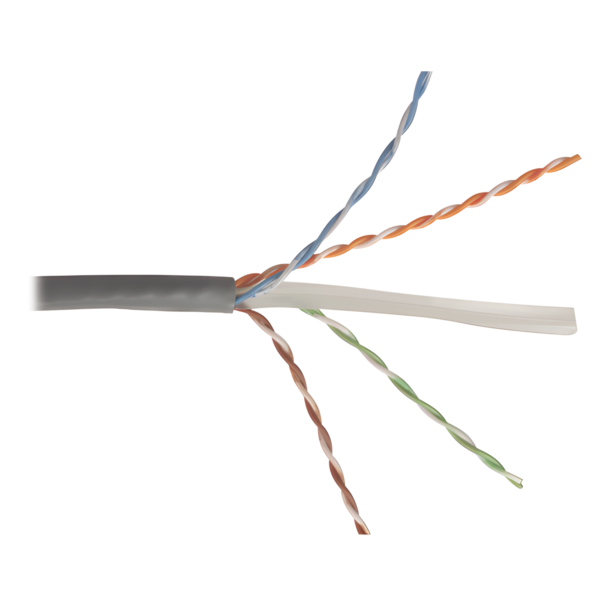 Bobina de Cable UTP Reelex, de 4 Pares, Alto Desempeño Cat6, PVC (CM), Color Gris, 23 AWG, 305 Metros (1000 Pies)