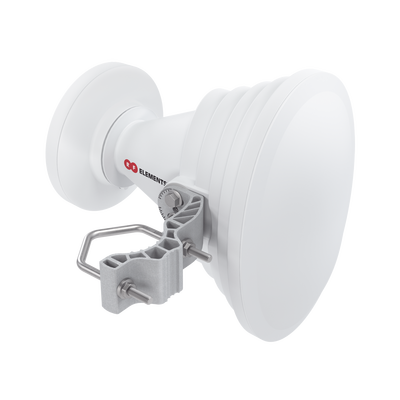 Antena Sectorial Asimétrica Starter Horn de 45º, 5150 - 5950 MHz, ganancia de 17 dBi, conexión directa con radios IS-5AC, PS-5AC y IS-M5, conexión RP-SMA 