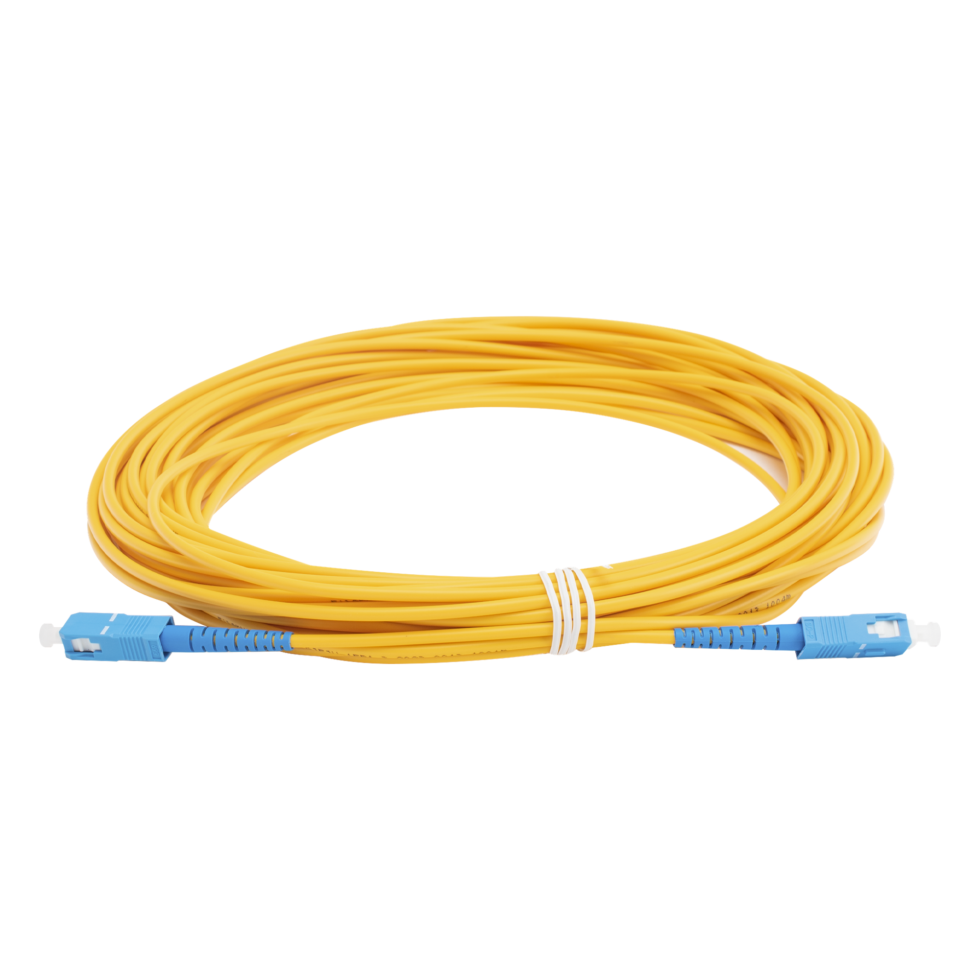 Jumper de Fibra Óptica Monomodo SC/UPC - SC/UPC Simplex, Color Amarillo, 15 Metros (49.21 Pies) — LINKEDPRO BY EPCOM · SKU LPSM3SCUSCUS15