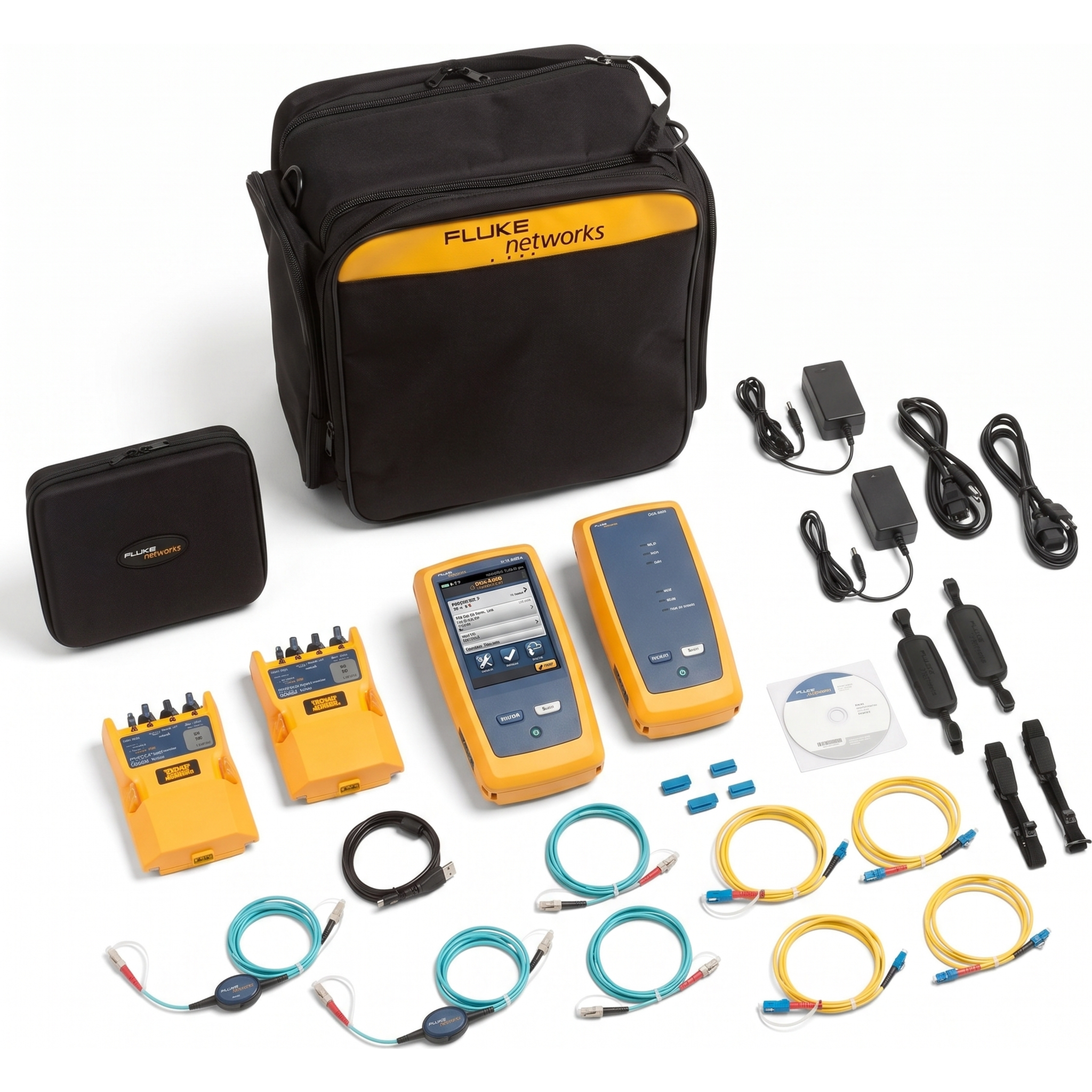Certificador CertiFiber Pro Quad, para Fibra Óptica Multimodo 50µm y Monomodo, Con WiFi Integrado y Pantalla LCD de 5.7 Pulgadas (14.48 cm), Versión Internacional