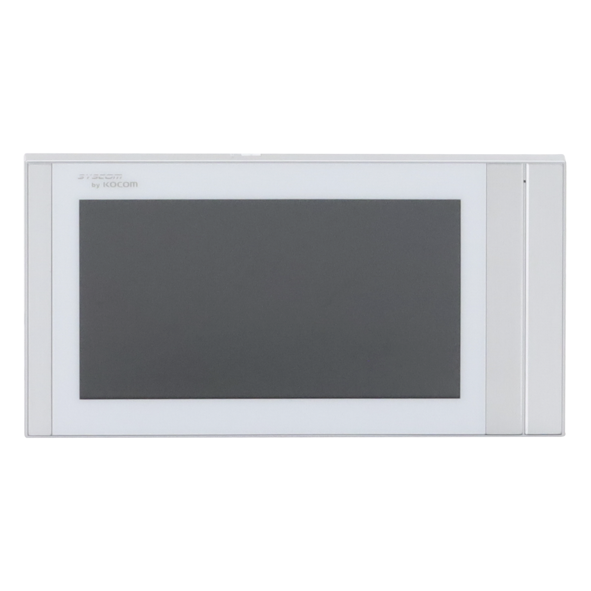 Monitor Analógico LCD de 7" 1080p (Full HD) a Color / Touch Screen / Soporta 2 Frentes de Calle y hasta 4 Monitores / Soporta Cámaras Analogicas (TURBOHD) para Tener Visión Adicional / Color Blanco — KOCOM · SKU KCV-T701SM
