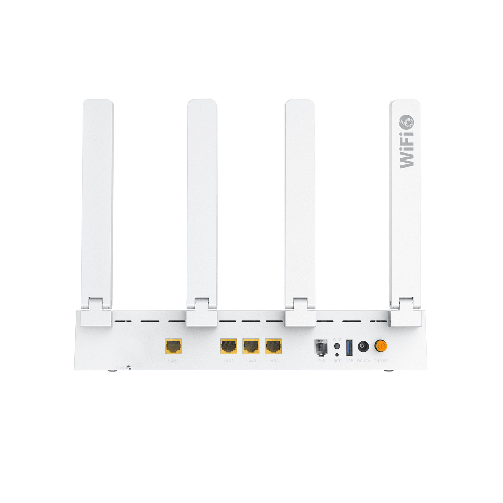 ONU GPON/EPON con Wi-Fi 6 AX1500 / 4 Puertos Gigabit / Puerto PON SC/UPC, Hasta 1500 Mbps