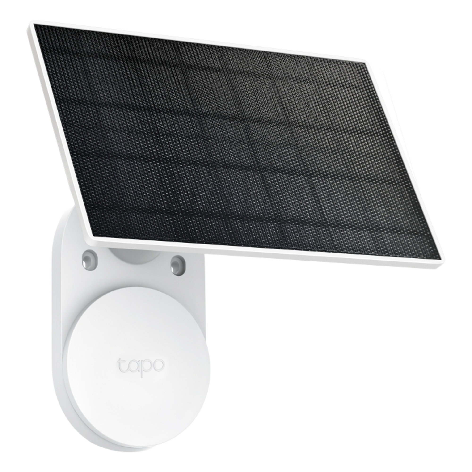 Panel Solar / 2.5 W Máximo / 5.2 V Voltaje / IP65 / Cable 4 m (13.1 ft) / Compatible Cámaras Tapo / Tipo-C + Micro USB / Montaje Ajustable — TP-LINK · SKU TAPO-A201