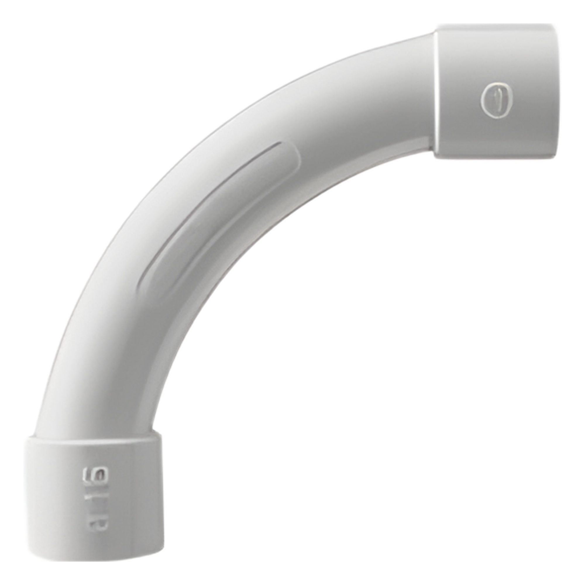 Curva de radio estrecho para tubería rígida, recomendado para cables de datos, PVC Auto-extinguible, de 16 mm — GEWISS · SKU DX-40-116