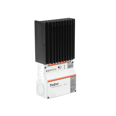 Controlador de Carga Solar TriStar PWM 60 A / 12V 24V 48V / Puerto RS-232 / Hasta 4 kW / Disipador de Calor / 7 Preajustes