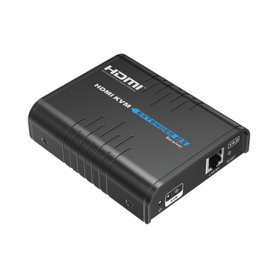 Receptor Compatible para Kits TT373KVM4.0 | Resolución 1080P @ 60 Hz | Soporta STP y UTP CAT6 | Control IR | Compatible con Switch Gigabit para control KVM múltiple.