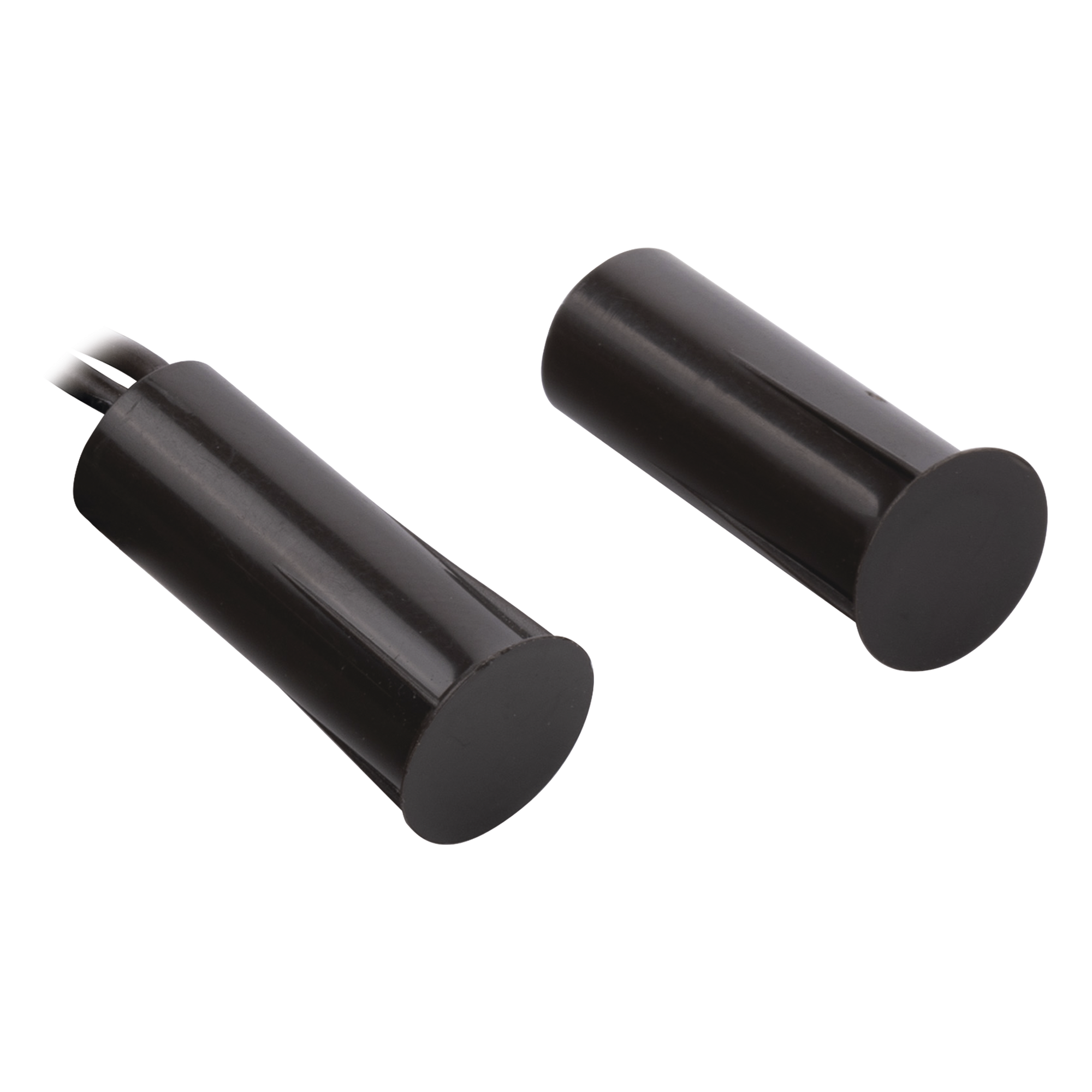 Contacto Magnético de Empotrar para Puertas y Ventanas / GAP 19 mm / Color Café / 12VCC — SFIRE · SKU SF-1017BR