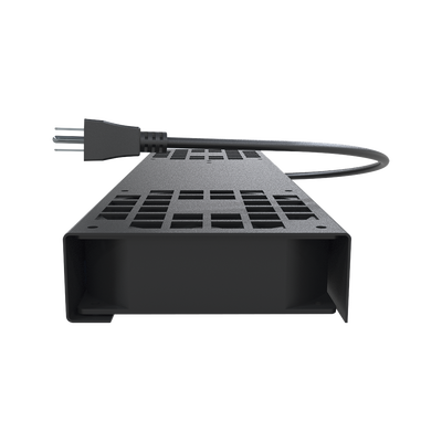 Kit de 2 Ventiladores (12 x 12 cm) con 3 Tomas de Corriente 110 Vca/50 Hz con Clavija