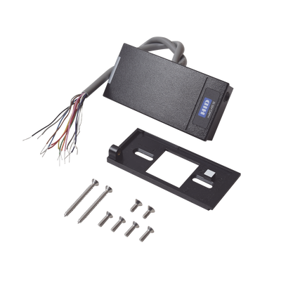 Lector Multiformato HID R10 (900PTNNEK00000)/ SEOS (No Clonable)/iClass SE/ iClass SR/ iClass /Mifare Classic, DesFire, Proximidad, Garantía de por Vida