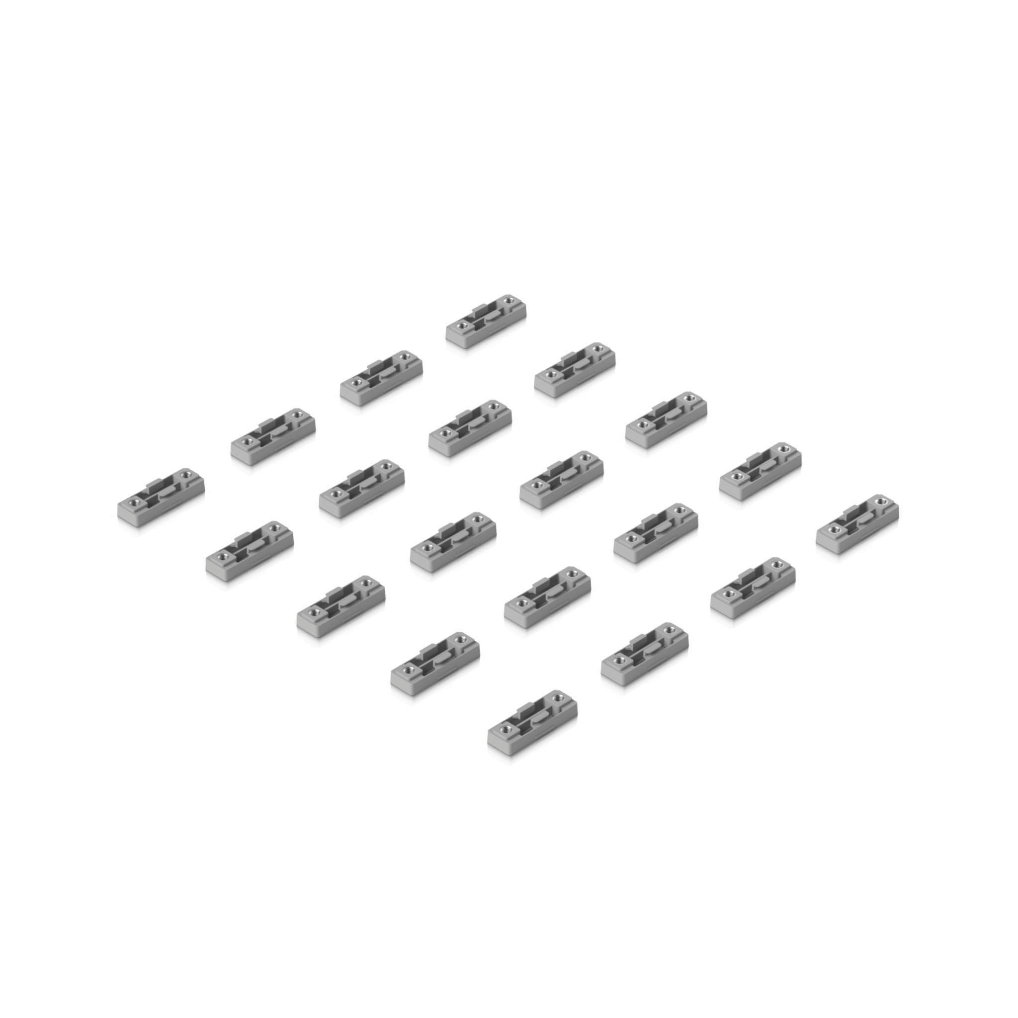 UACC Precision Rack Mount Kit (20 Piezas) – Insertos de Montaje 1UR con Tuercas Jaula Alineadas para Instalaciones de Rack Uniformes