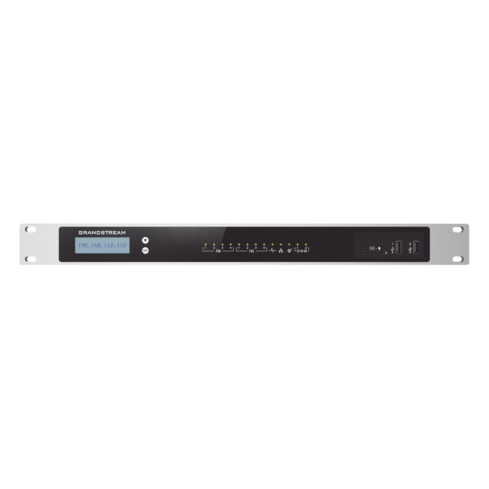Conmutador IP-PBX / 2000 Usuarios / 300 Llamadas Simultáneas / 4 FXO / 4 FXS / Videoconferencia 1080p / Gestión en la Nube — GRANDSTREAM · SKU UCM6304