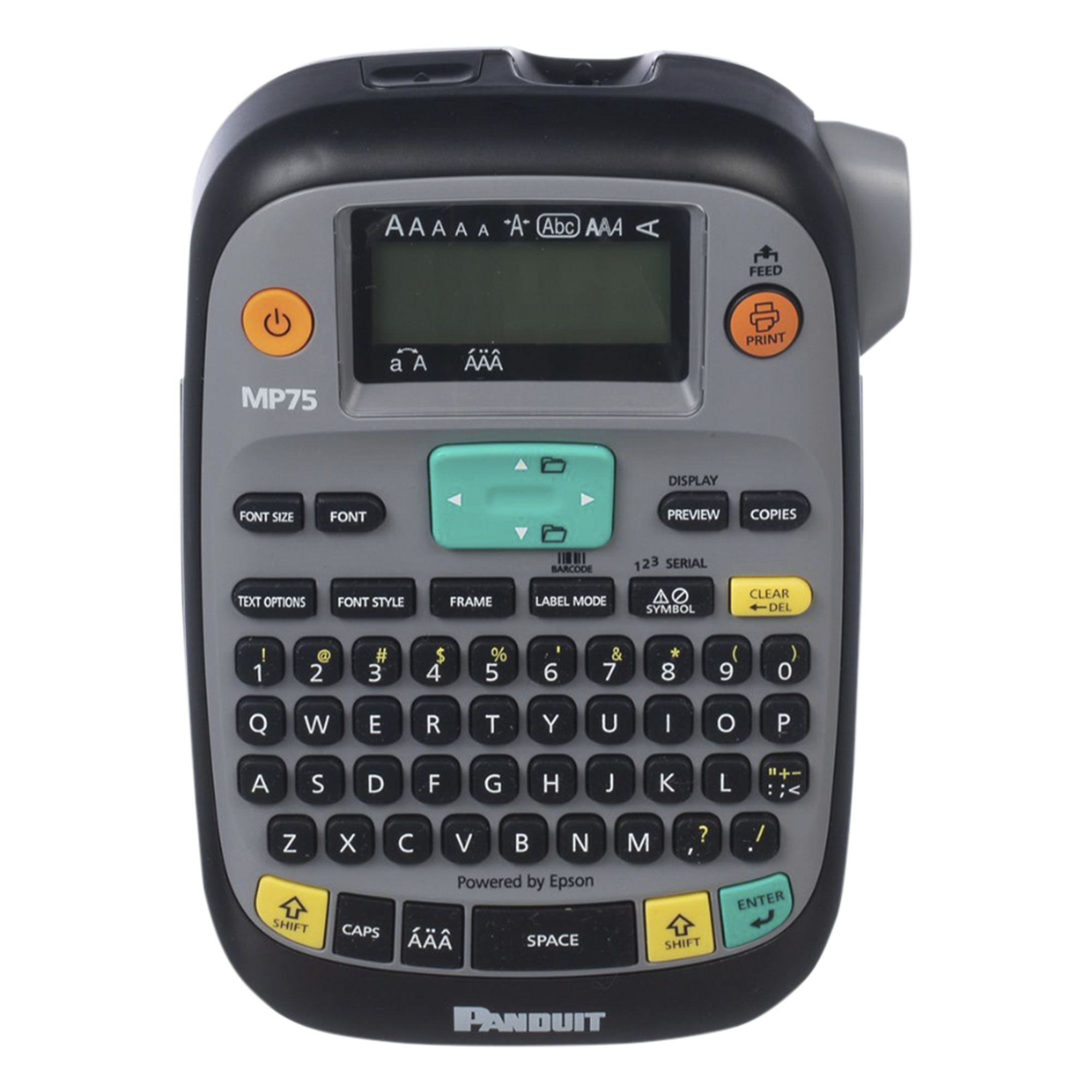 Impresora Etiquetadora, Compatible con Etiquetas de Hasta 0.75 Pulgadas (1.91 cm) de Ancho, Resolución de 180 dpi y Velocidad de Impresión Rápida — PANDUIT · SKU MP75