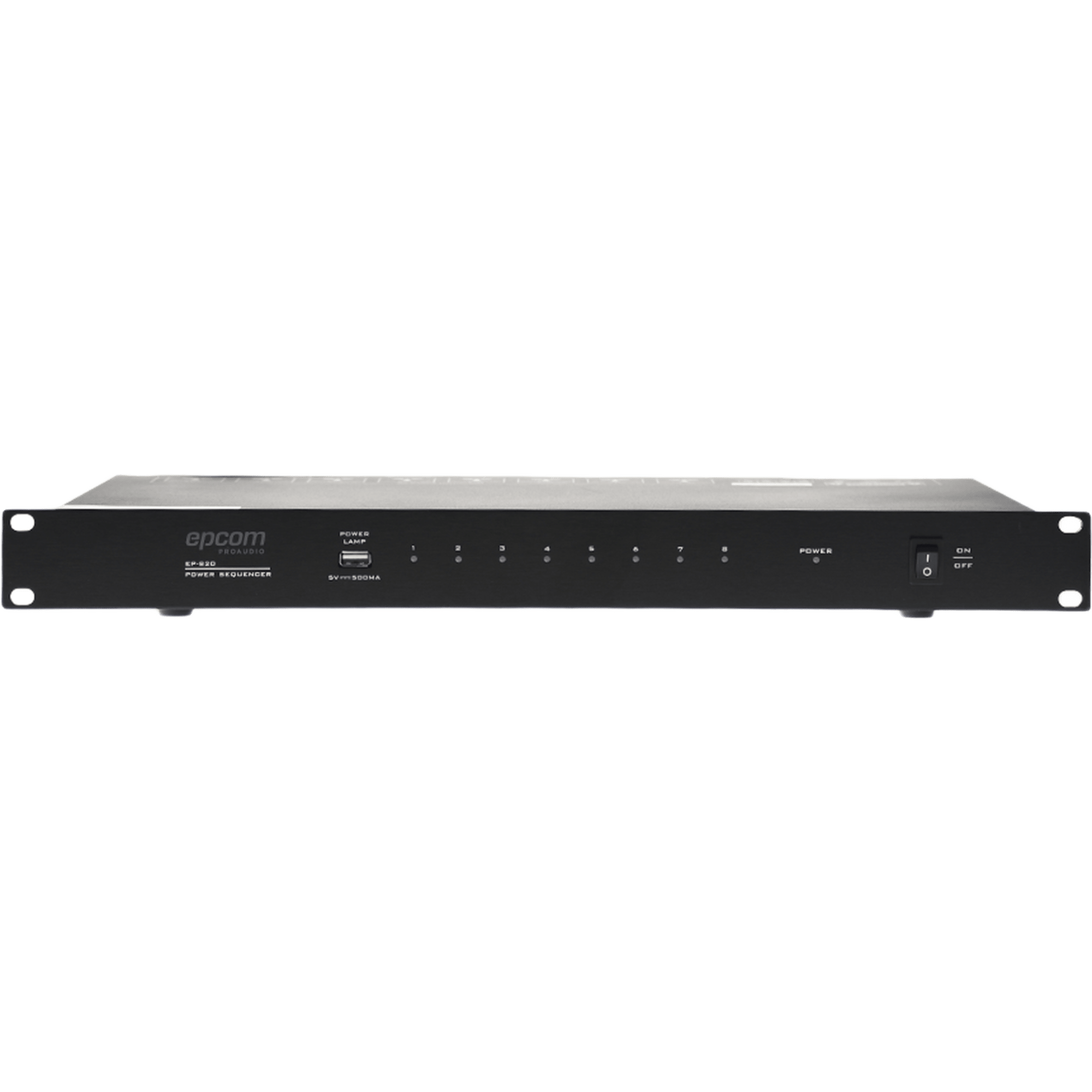 Secuenciador de Potencia | 8 Salidas | Delay de activación de 1 segundo | Recomendado para rack de amplificación, Videowall, o equipos de alta potencia.