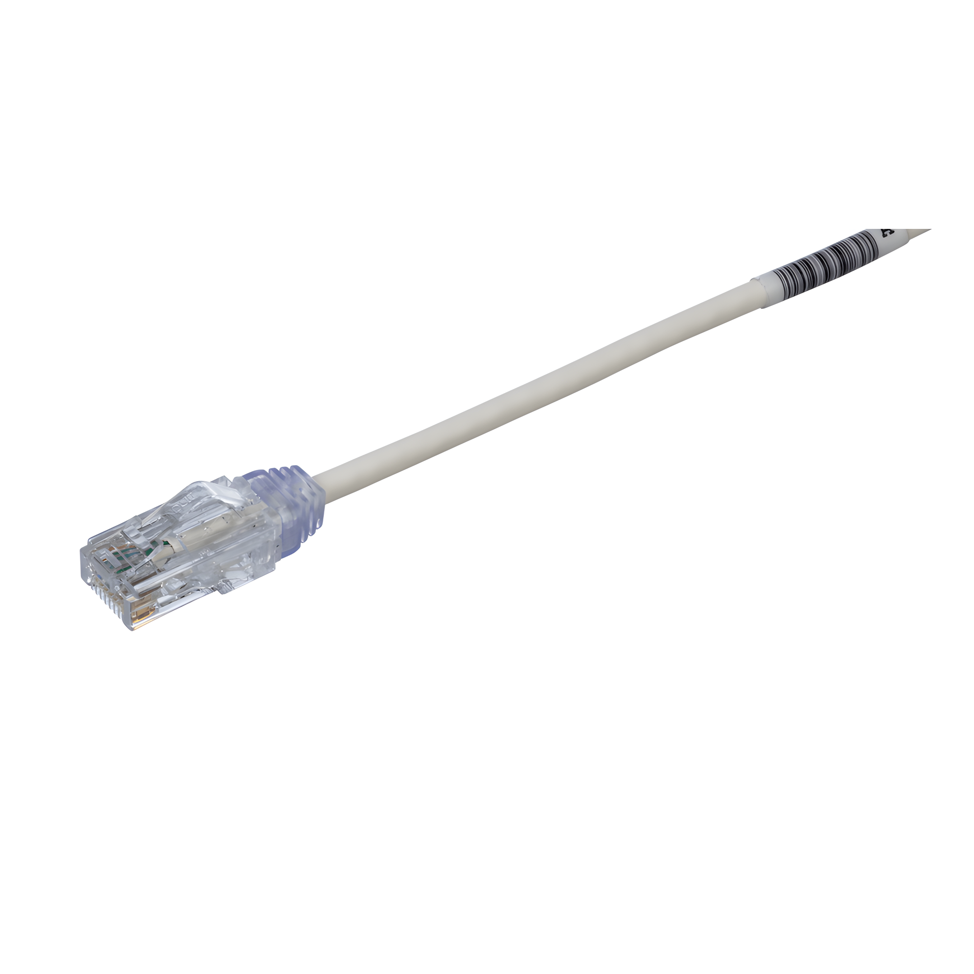 Cable de Parcheo TX6, UTP Cat6, Diámetro Reducido (28AWG), Color Blanco Mate, 3.35 Metros (11 Pies) — PANDUIT · SKU UTP28SP11